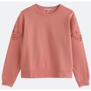Daniel Rainn Women's Crewneck Sweatshirt in Coral Pink